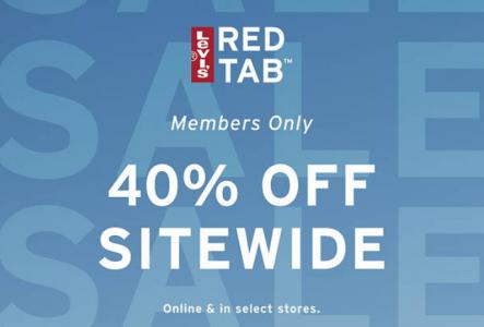 <b>Levi's:</b> Sale off 40% toàn website dành riêng cho members