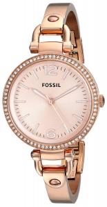 Đồng hồ Fossil Women's ES3226 Georgia Analog Display Analog Quartz Rose Gold Watch