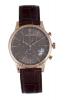 Đồng hồ Claude Bernard Men's 01002 37R BRIR Classic Rose Gold PVD Brown Dial Chrono Tachymeter Watch