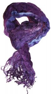 LibbySue-Impressionist Watercolor Crinkle Scarf
