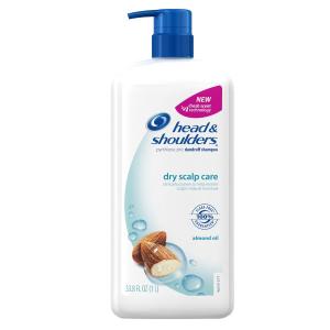 Head & Shoulders Dry Scalp Care With Almond Oil Dandruff Shampoo With Pump 33.8 Fl Oz (packaging may vary)