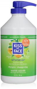 Kiss My Face Whenever Shampoo, Green Tea & Lime, Value Size, 32 Ounce
