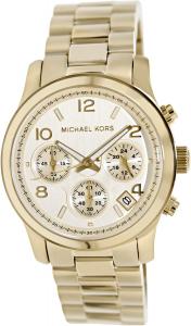 Michael Kors Midsized Chronograph Gold Tone Womens Watch MK5055