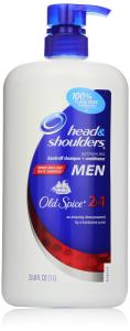 Head & Shoulders Old Spice For Men 2-In-1 Dandruff Shampoo And Conditioner With Pump 33.8 Fl Oz