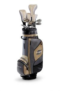 Callaway Strata Plus Women's Complete Golf Set with Bag, 16-Piece (Right Hand, Gold, Driver, Fairway, Hybrids, Irons, Putter)