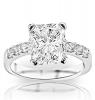 1.76 Carat Classic Prong Set Diamond Engagement Ring (I-J Color, VS2 Clarity) - Radiant Cut/Shape