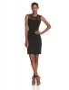 Calvin Klein Women's Petite Sleeveless Cutout-Neckline Dress