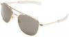 Randolph Aviator AF81634 Polarized Square Sunglasses,23K Gold Plated,58 mm