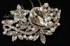 Sandra: Pearl Bridal Comb & Ivory Crystal Birdcage Veil 27-71186