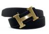 CAFA Men's Reversible Leather Belt Black Medium