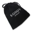 KONOV Jewelry 2pcs Leather Rope Brown & Black Unisex Surfer Wrap Bracelets