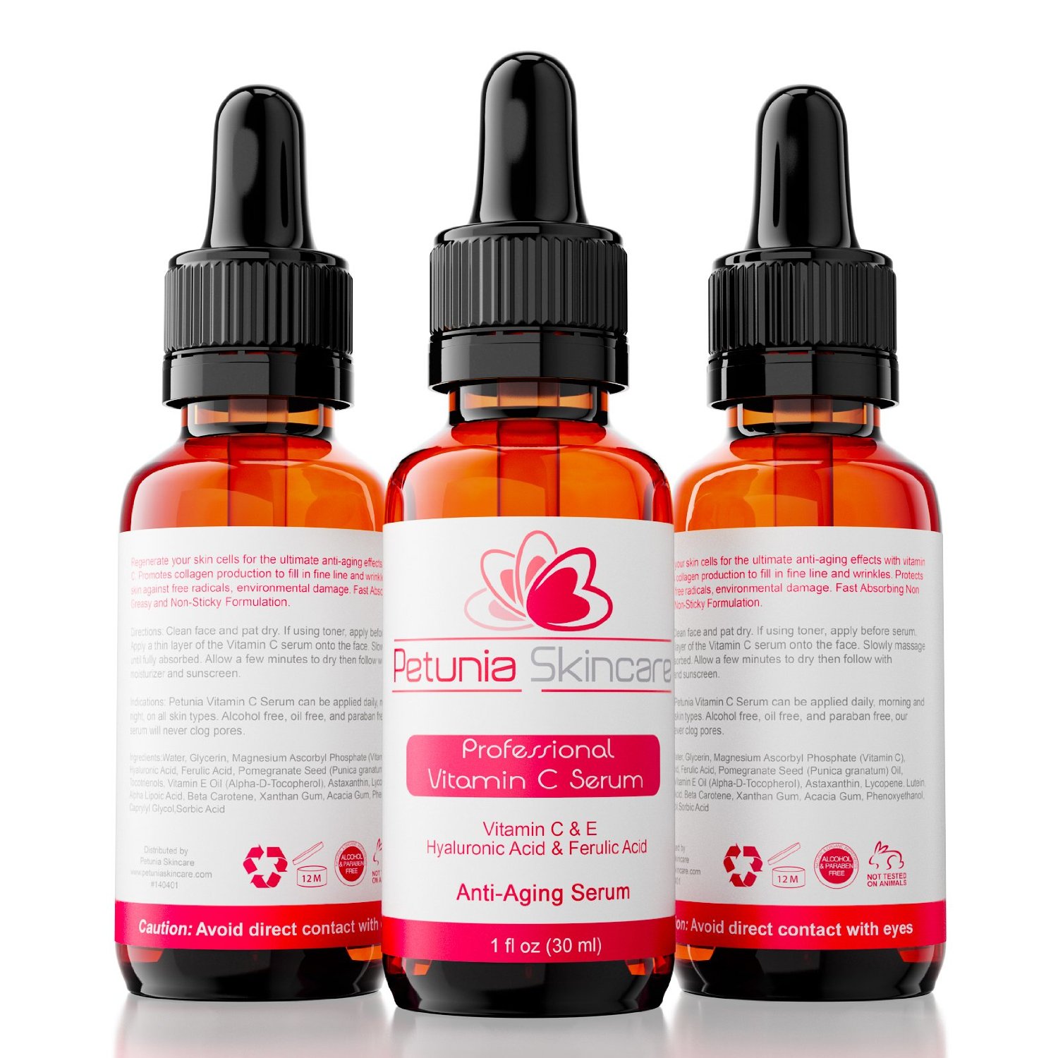 Best Vitamin C Serum for Face With Vit E + Hyaluronic Acid Skin Lightening, Whitening