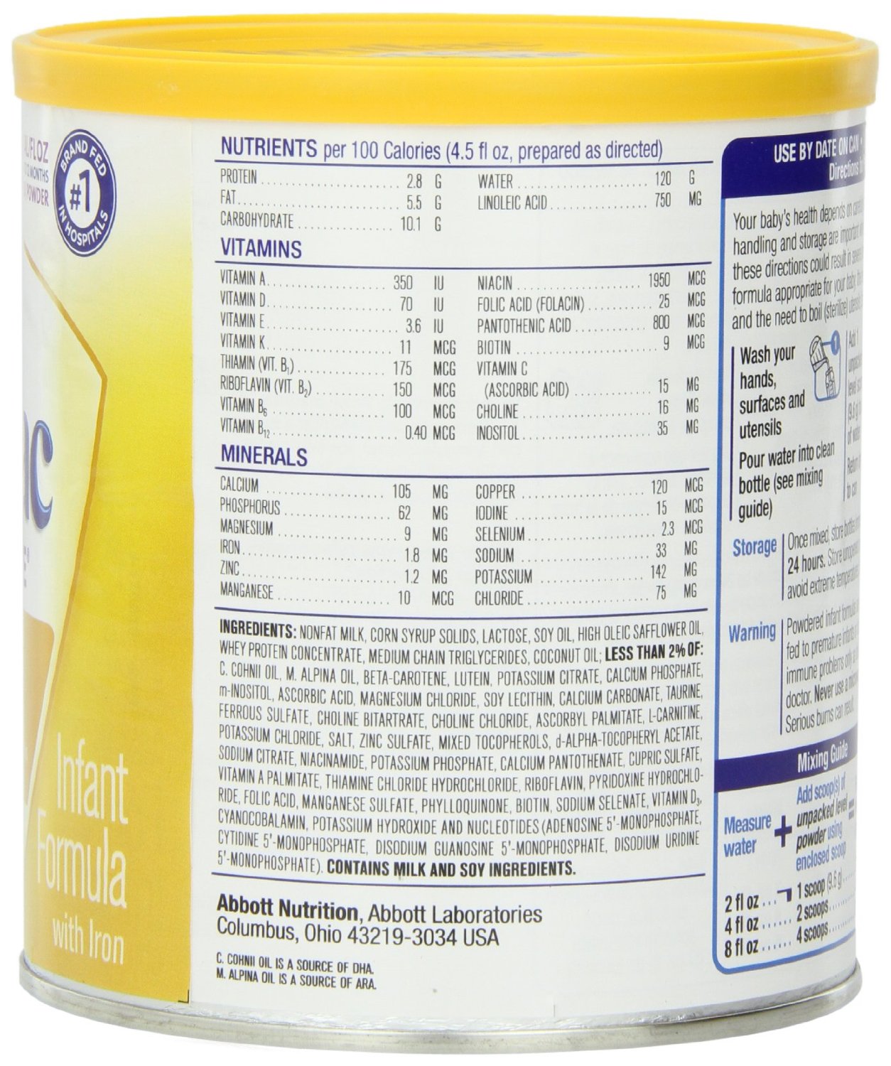 Similac Expert Care NeoSure Infant Formula with Iron, Powder, 13.1 ...