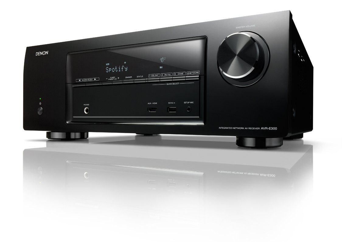 Dàn âm thanh Denon AVRE300 5.1 Channel 3D Pass Through and Networking