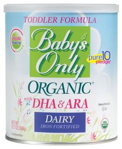 Baby's Only Organic Dairy with DHA & ARA Formula, 12.7 Ounce
