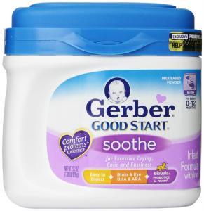 Gerber Good Start Soothe Powder Infant Formula, 22.2 Ounce, Packaging May Vary