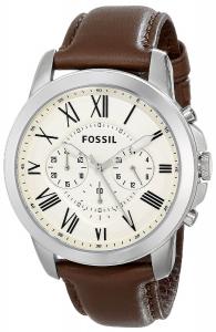 Đồng hồ Fossil FS4735 Grant Brown Leather Watch