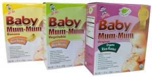 Baby Mum-Mum Variety Pack of 3 Original Banana and Vegetable 1.76 Oz Boxes