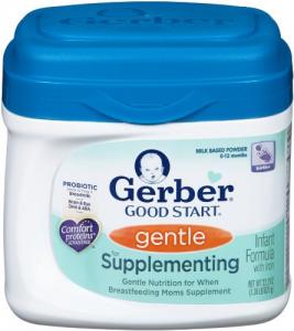 Gerber Good Start Gentle For Supplementing Powder Infant Formula, 22.2 Ounce