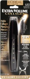 Thực phẩm dinh dưỡng L'Oreal Paris Voluminous Extra-Volume Collagen Mascara, Blackest Black, 0.34 Ounces