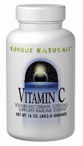 Thực phẩm dinh dưỡng Source Naturals Vitamin C, Sodium Ascorbate Crystals, 16 Ounce