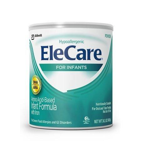 EleCare For Infants Hypoallergenic Powder with DHA/ARA, 14.1OZ (Pack of 6)