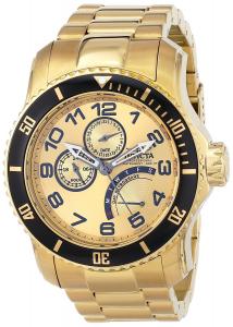 Đồng hồ Invicta Men's 15343 Pro Diver Analog Display Japanese Quartz Gold Watch