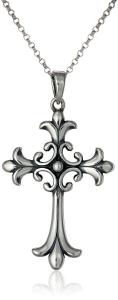 Dây chuyền Sterling Silver Celtic Cross Pendant Necklace, 18