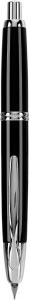 Pilot Vanishing Point Collection Retractable Fountain Pen, Black with Rhodium Accents, Blue Ink, Fine Nib (60142)