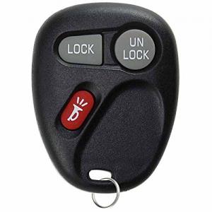 KeylessOption Replacement 3 Button Keyless Entry Remote Control Key Fob Compatible with 15042968