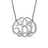 Dây chuyền Sterling Silver Fancy Monogram Necklace - Custom Made with Any Initial!
