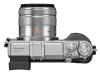 Panasonic LUMIX GX7 16.0 MP DSLM Camera with LUMIX G VARIO 14-42mm II Lens and Tilt-Live Viewfinder (Silver)