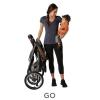 Xe đẩy Graco FastAction Fold Jogger Click Connect Stroller, Tangerine