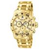Đồng hồ Invicta Men's 0074 Pro Diver Chronograph 18k Gold Plated Stainless Steel Watch