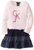 Quần áo Calvin Klein Little Girls' Jeans Logo Tutu Dress