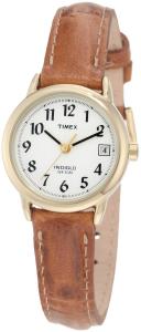 Đồng hồ Timex Women's T2J761 Easy Reader Brown Leather Strap Casual Watch