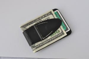Ví Geneva Black Money Clamp w/RFID protected wallet