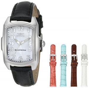 Đồng hồ Invicta Women's 5168 Baby Lupah Collection Mother-of-Pearl Dial Shiny Leather Interchangeable Watch Set