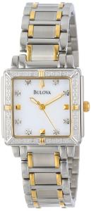 Đồng hồ Bulova Women's 98R112 Diamond Accented Two-Tone Stainless Steel Bracelet Watch