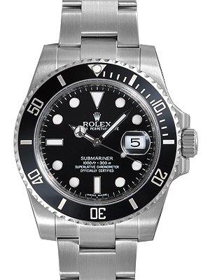 Đồng hồ Rolex Submariner Black Dial Ceramic Bezel Steel Mens Watch 116610LN