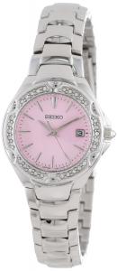 Đồng hồ Seiko Women's SXDC53 Crystal Sporty Dress Pink Dial Watch