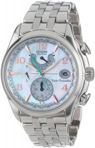 Đồng hồ Citizen Women's FC0000-59D World Time A-T Eco-Drive Mother-Of-Pearl Dial Watch