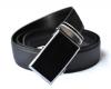Dây lưng EazyBelt Men's Venture Leather Double Stitch Belt with Automatic Ratchet Buckle