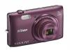 Máy ảnh Nikon COOLPIX S5300 16 MP Wi-Fi CMOS Digital Camera with 8x Zoom NIKKOR Lens and 1080p HD Video (Plum)