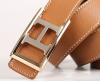 Dây lưng Fashion Letter-H-Frame Buckle Genuine Leather Belt Waistband
