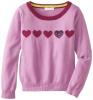 Áo Pumpkin Patch Big Girls' Heart Sequined Sweater