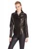 Áo khoác Via Spiga Women's Asymmetrical Leather Moto Jacket