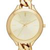 Đồng hồ Michael Kors Slim Runway Champagne Dial Gold-tone Ladies Watch MK3222