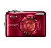 Máy ảnh Nikon COOLPIX L30 20.1 MP Digital Camera with 5x Zoom NIKKOR Lens and 720p HD Video (Red)
