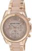 Đồng hồ MK5943 Blair Rose Gold Glitz Chronograph Watch